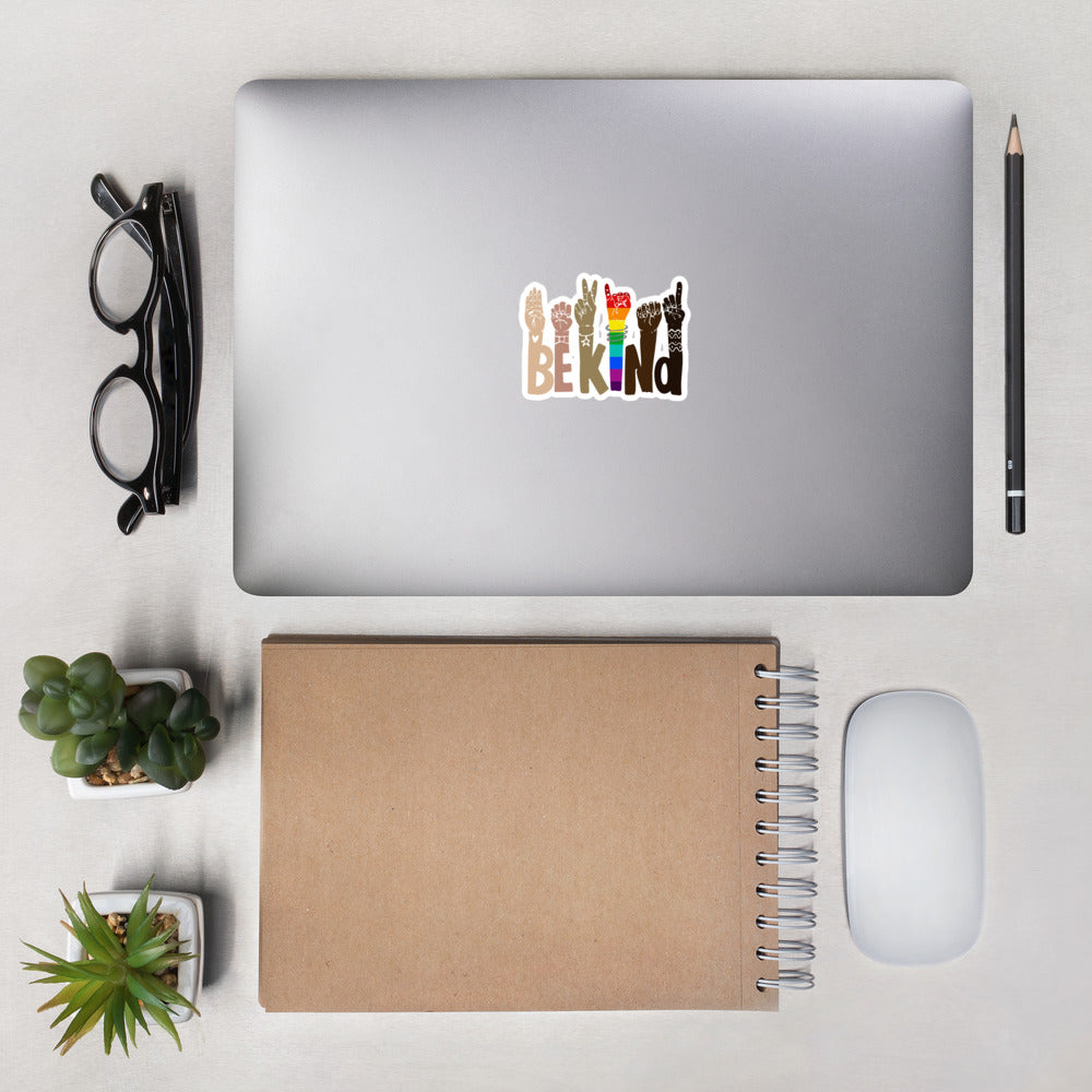 Be Kind Bubble-free stickers
