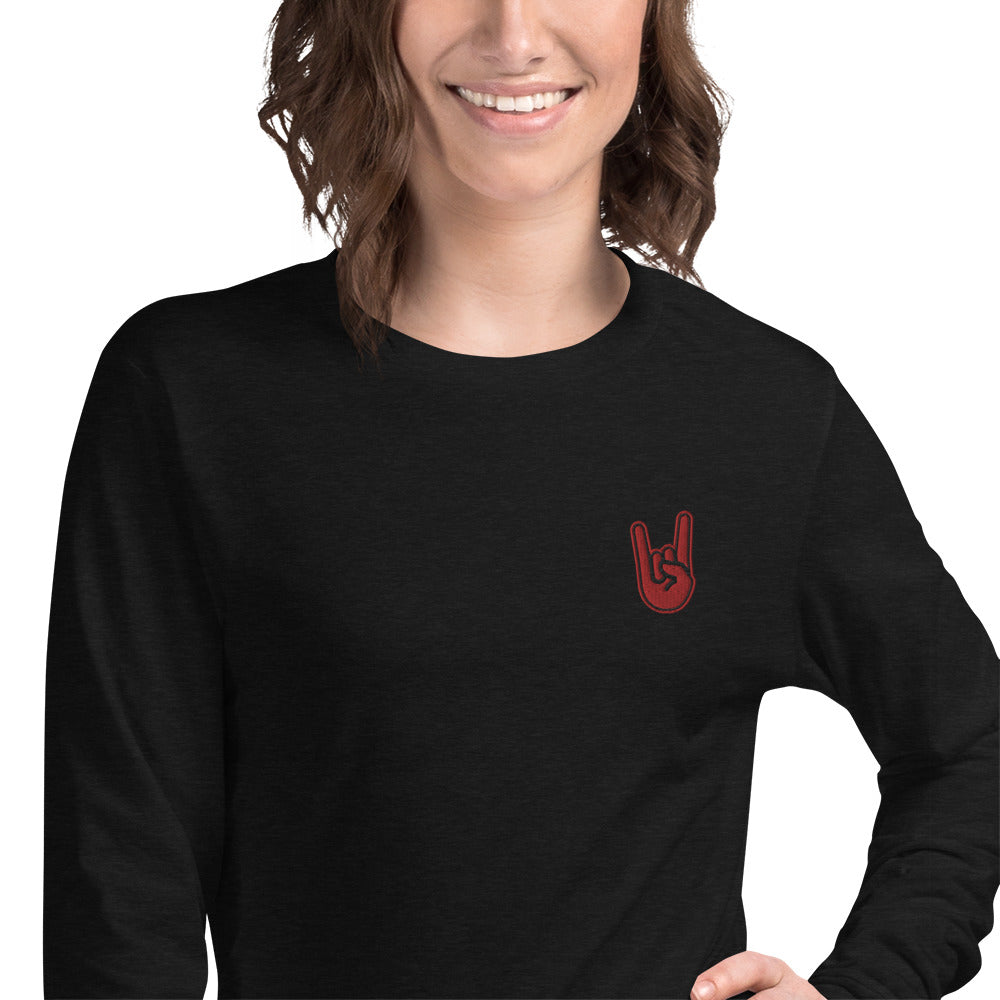 Embroidered Braggon Long Sleeve Tee
