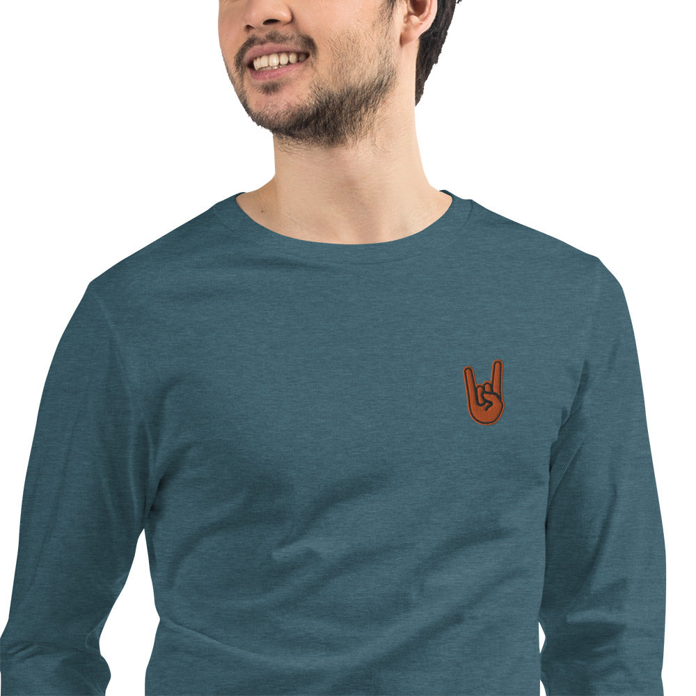 Embroidered Braggon Long Sleeve Tee