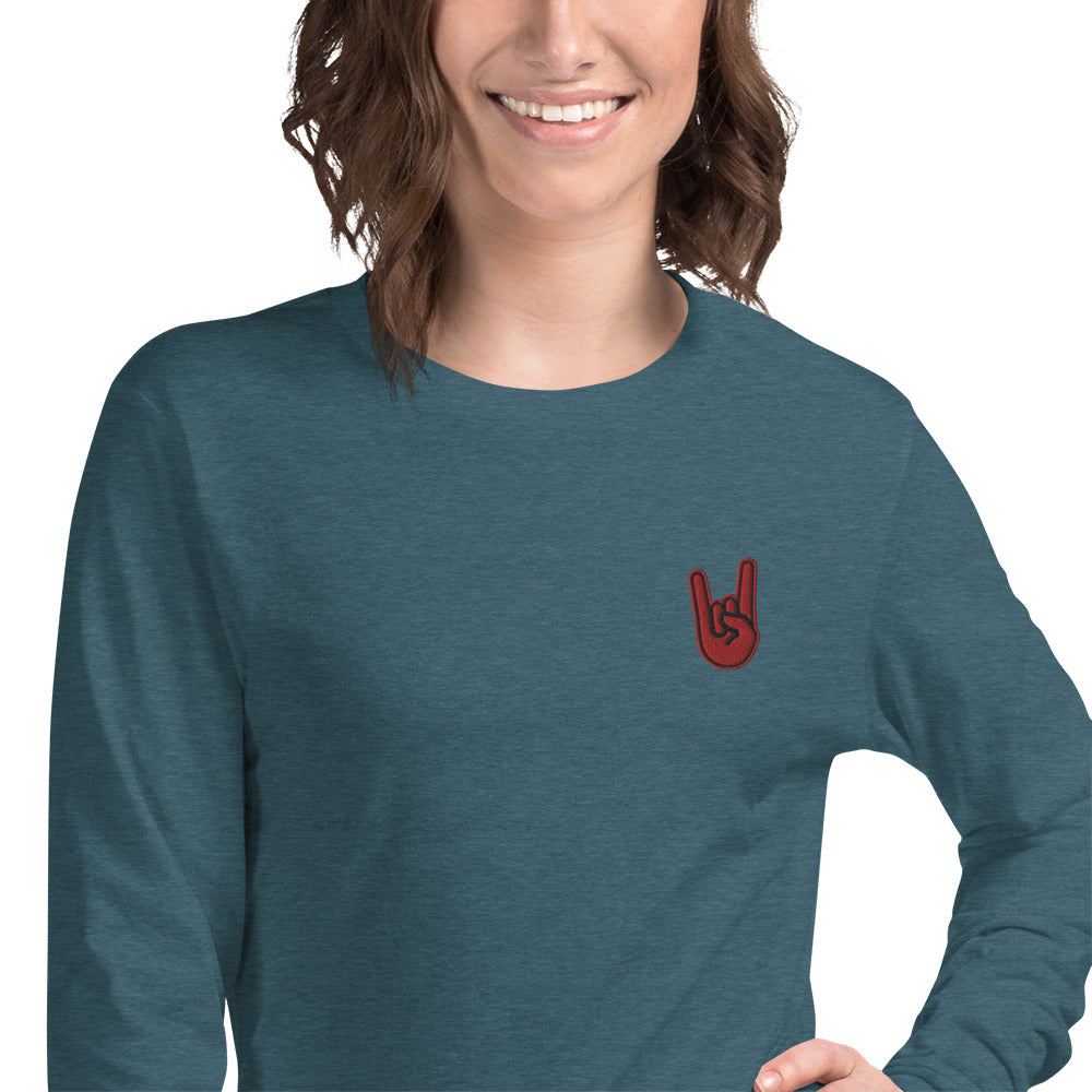 Embroidered Braggon Long Sleeve Tee