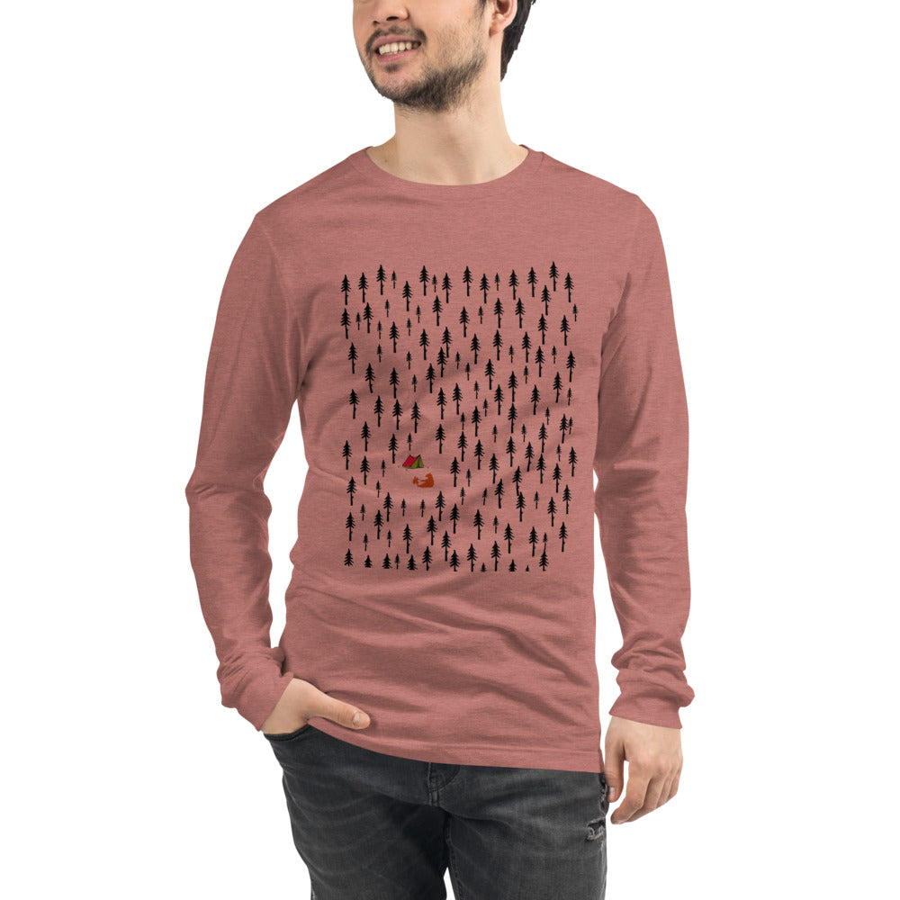 MEN'S LONG SLEEVE, BEAR CAMPING
