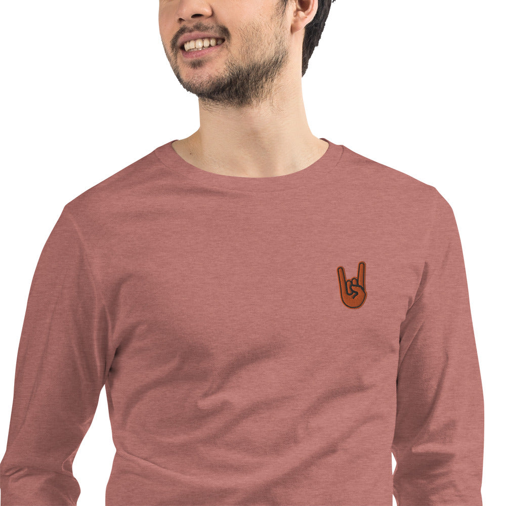 Embroidered Braggon Long Sleeve Tee