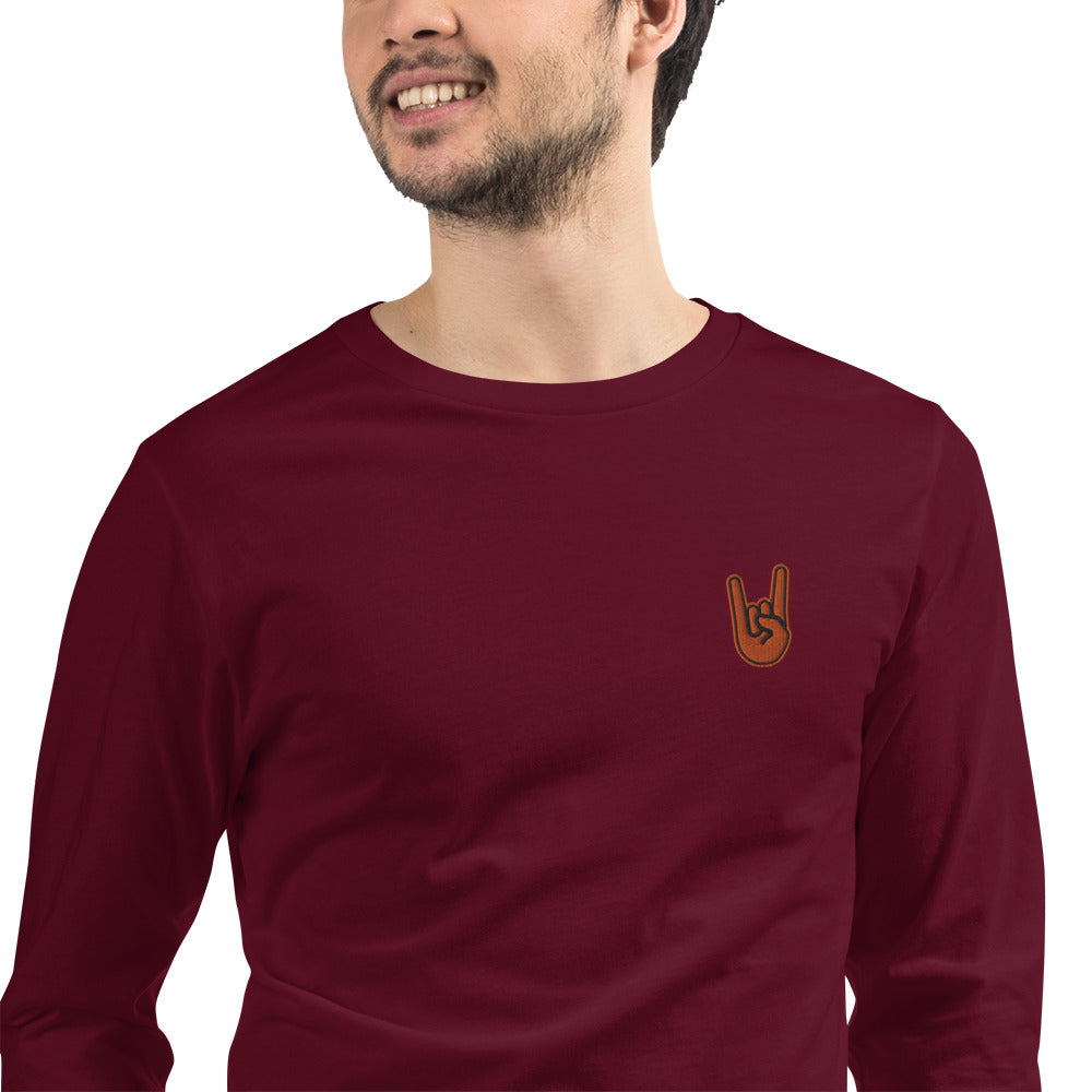 Embroidered Braggon Long Sleeve Tee