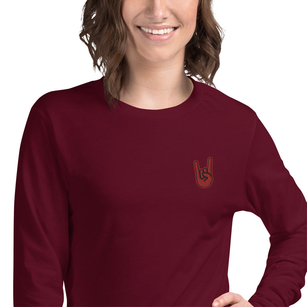 Embroidered Braggon Long Sleeve Tee