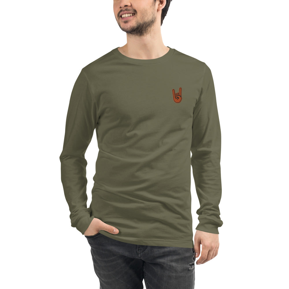 Embroidered Braggon Long Sleeve Tee