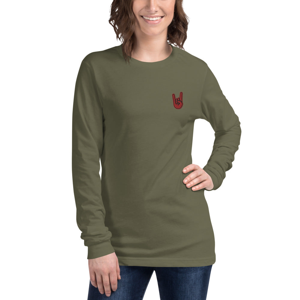 Embroidered Braggon Long Sleeve Tee
