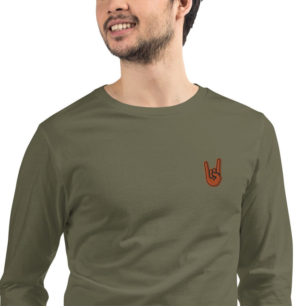 Embroidered Braggon Long Sleeve Tee