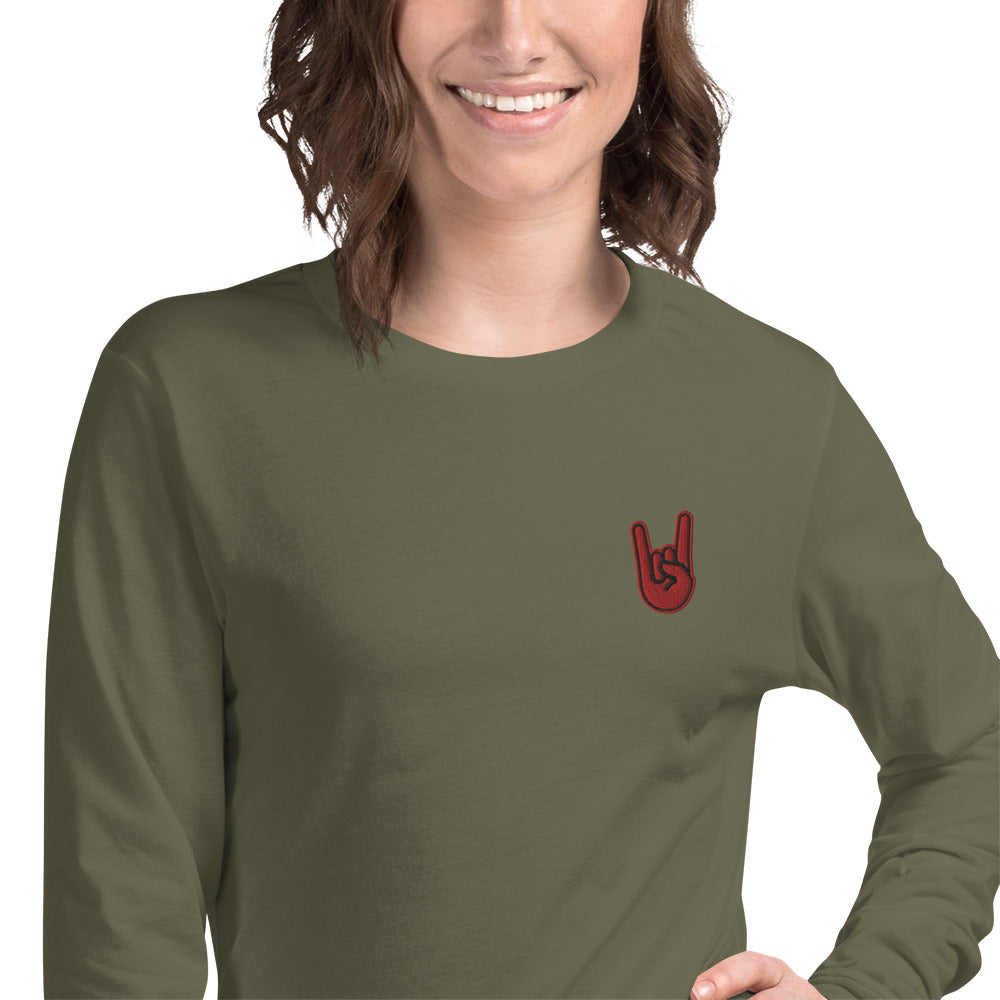 Embroidered Braggon Long Sleeve Tee