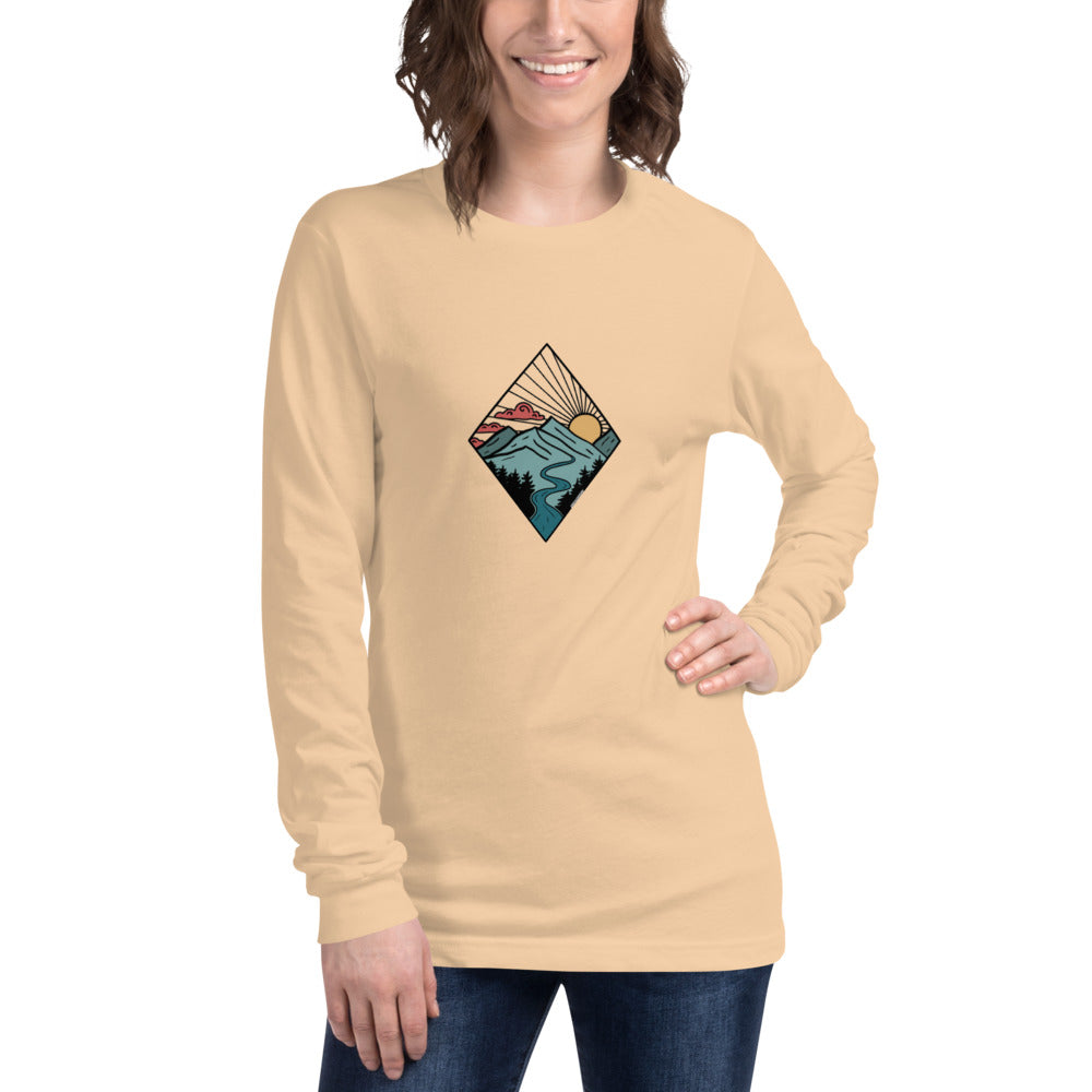 WOMEN'S LONG SLEEVE TEE, THE VIEW