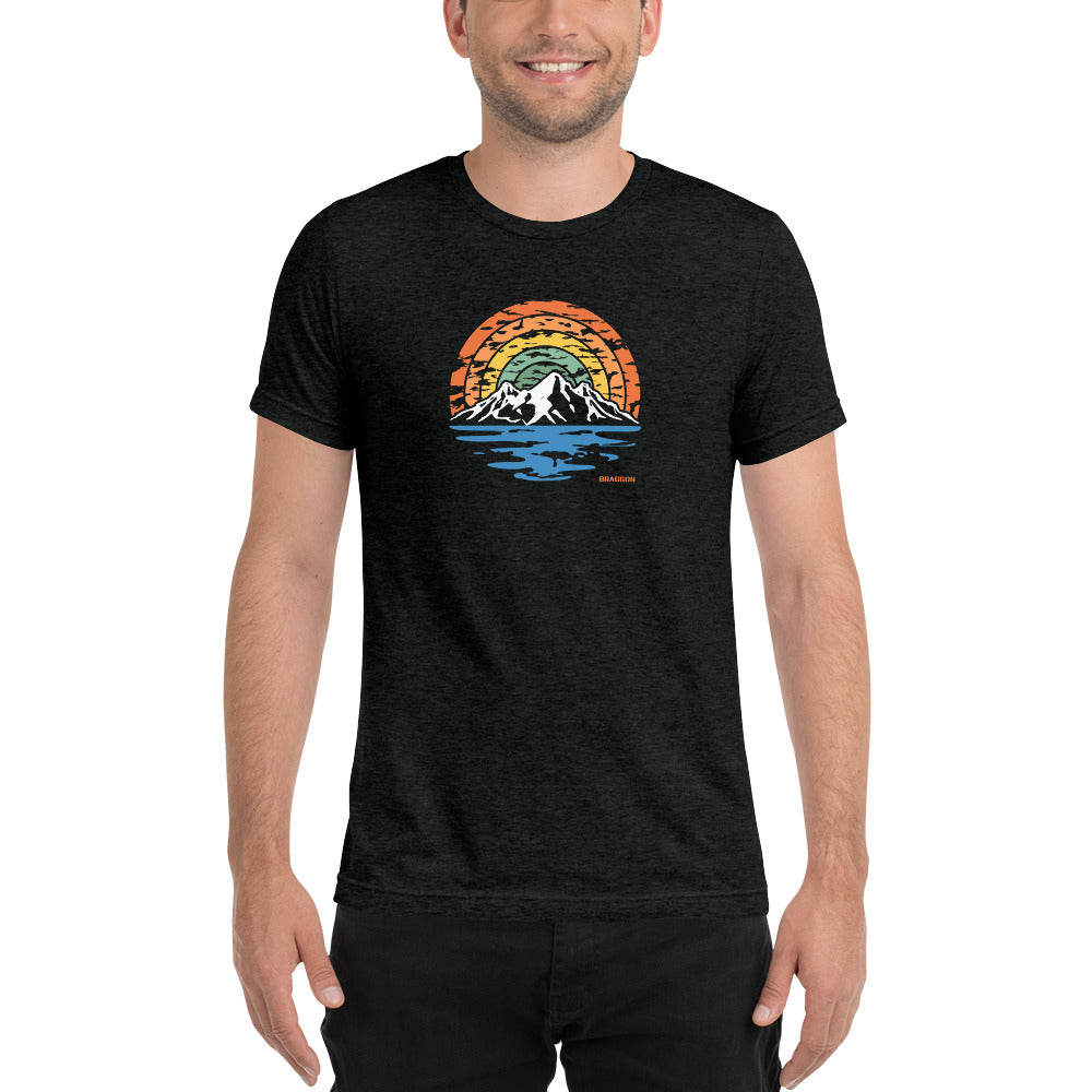 Men's Lake Sunset Short sleeve T-Shirt
