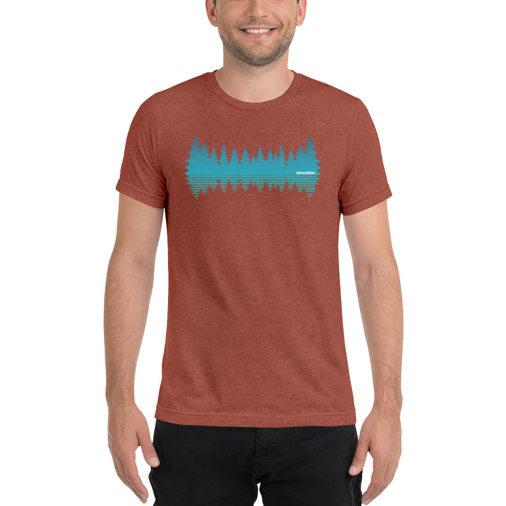 MENS TRI BLEND T SHIRT, REFLECTION