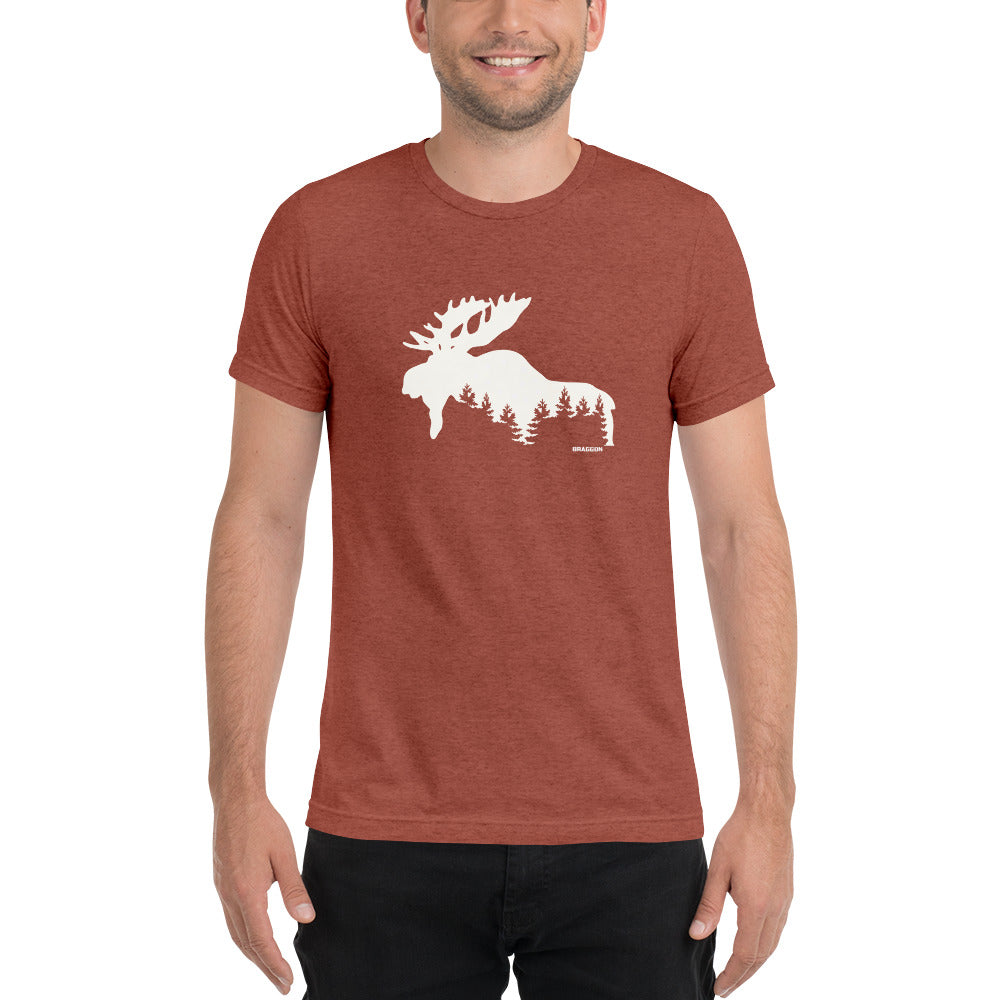 Short-Sleeve Alaska Moose Tri Blend