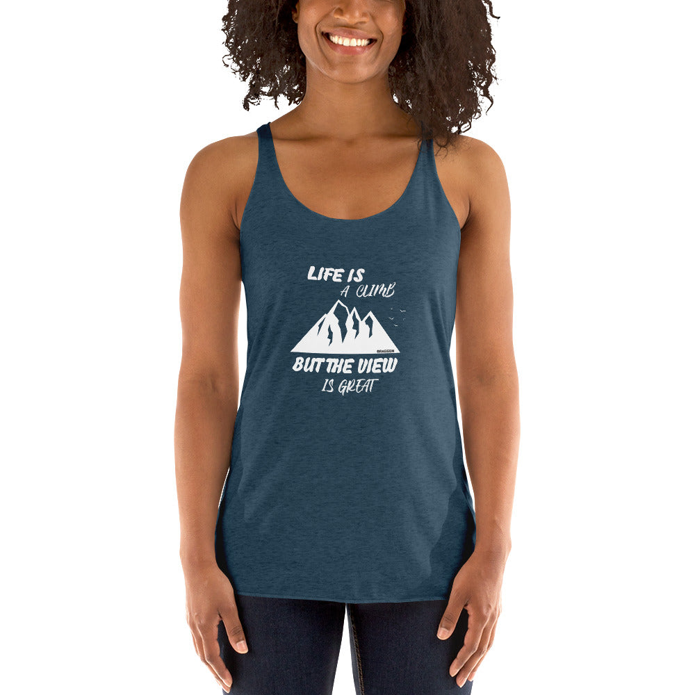 LIFE IS A CLIMB BUT... WOMEN'S RACERBACK TANK