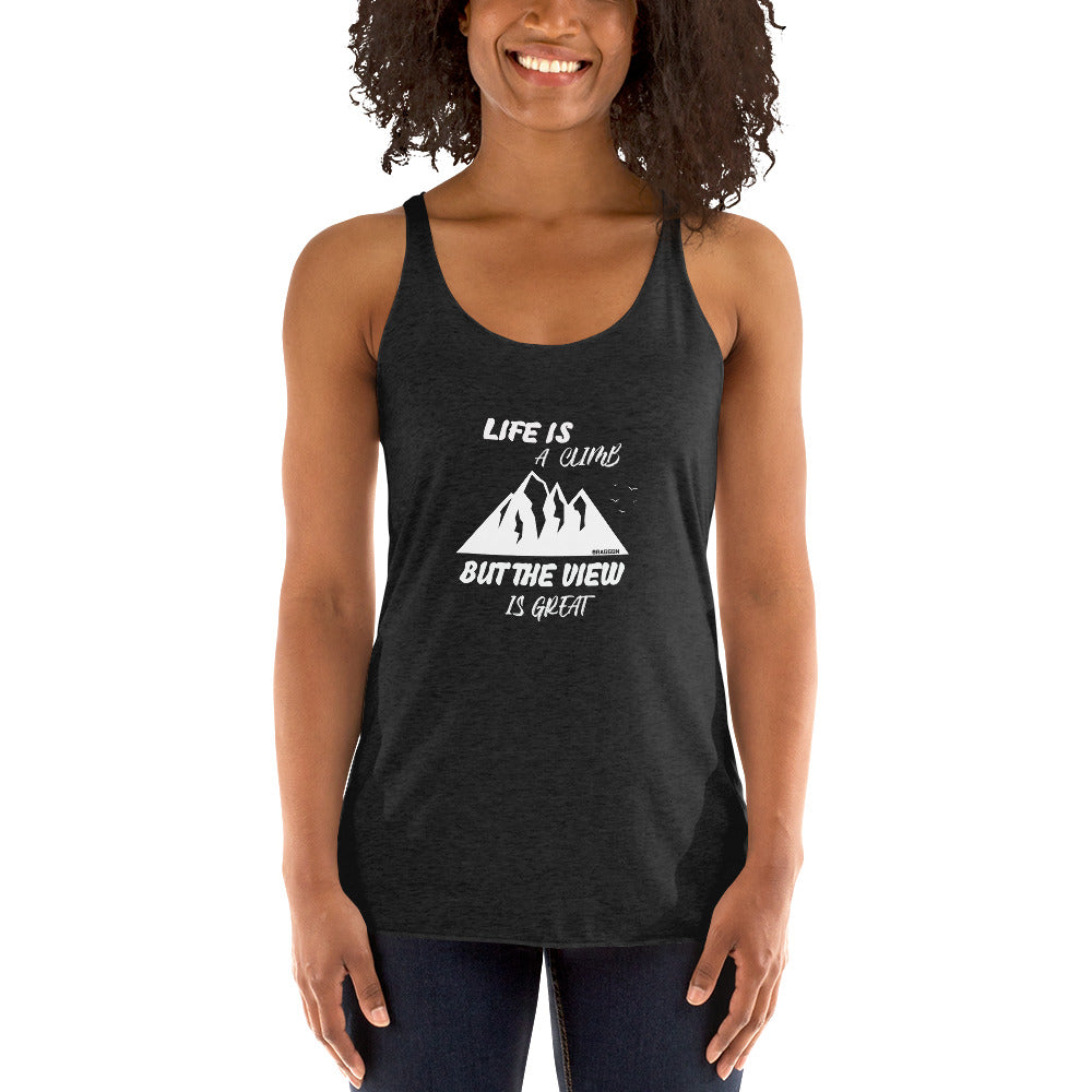 LIFE IS A CLIMB BUT... WOMEN'S RACERBACK TANK