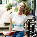 BRAGGON GRAPHIC CROP TEE