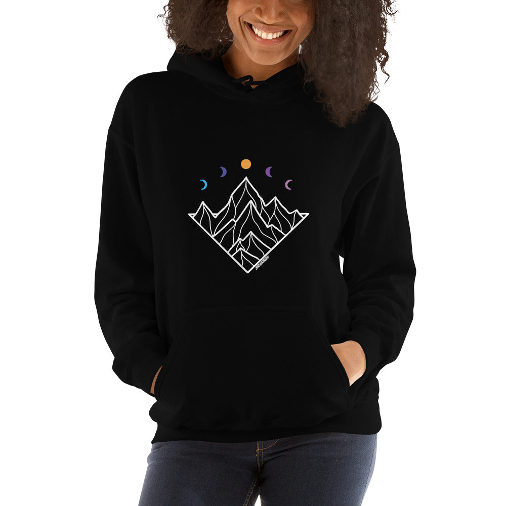 MOON PHASES POPOVER HOODIE WOMEN'S