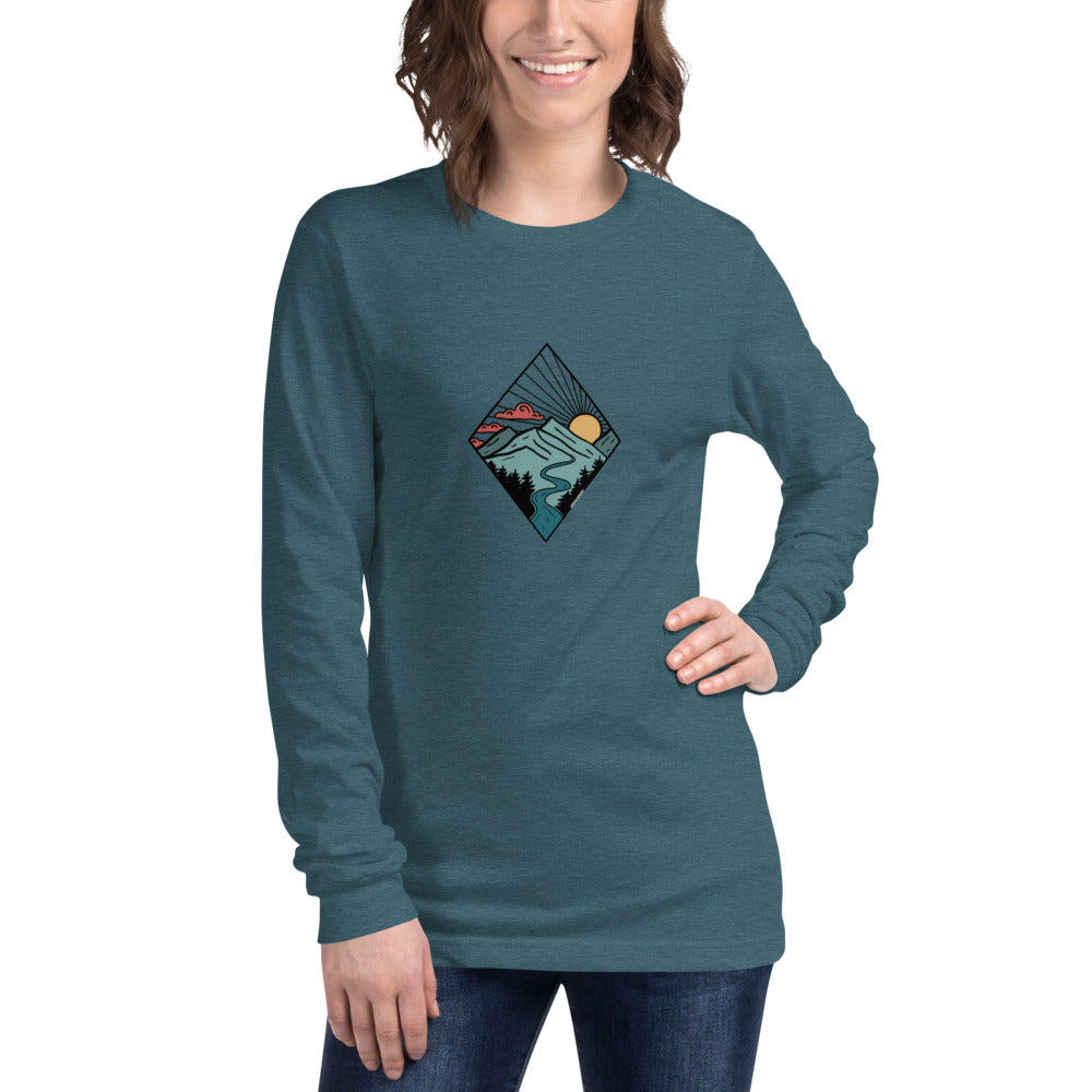 WOMEN'S LONG SLEEVE TEE, THE VIEW