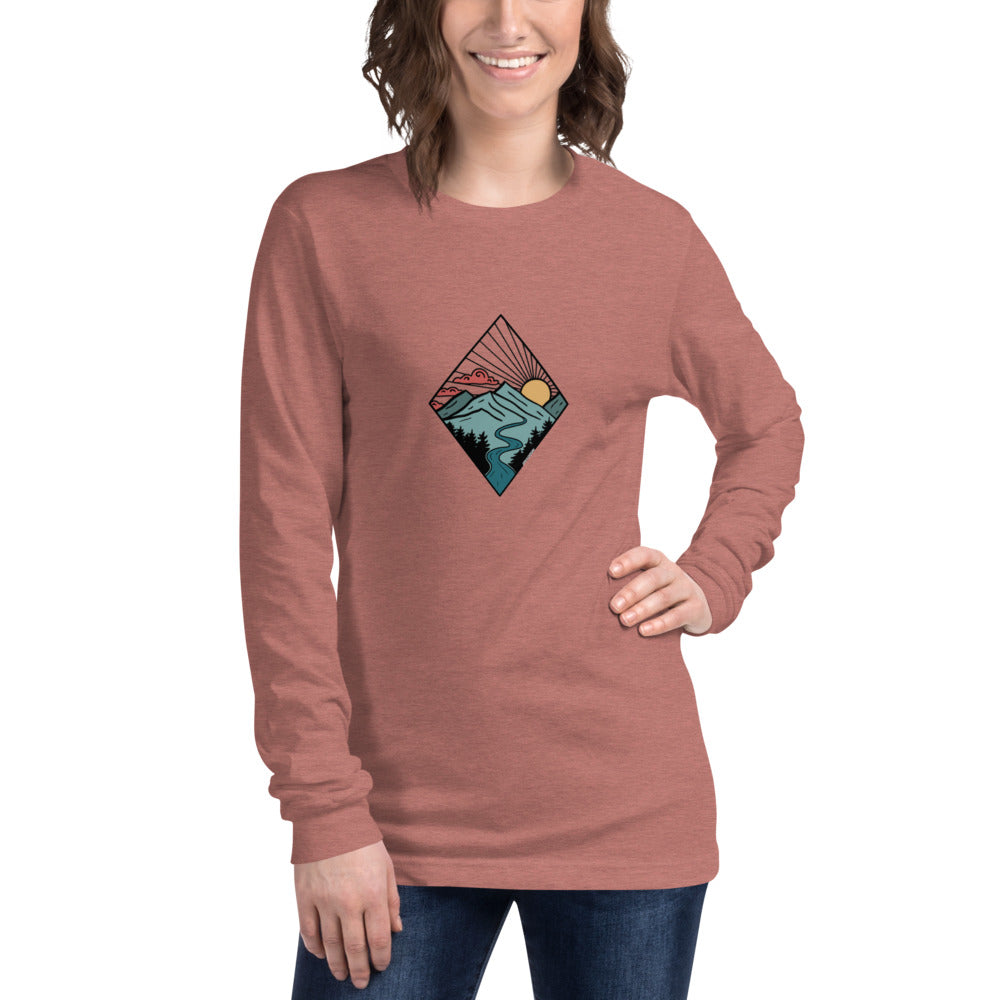 WOMEN'S LONG SLEEVE TEE, THE VIEW