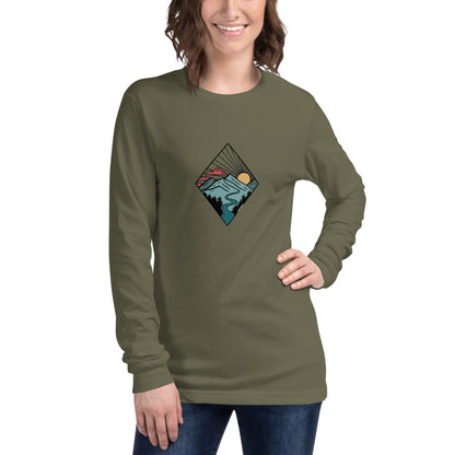 WOMEN'S LONG SLEEVE TEE, THE VIEW