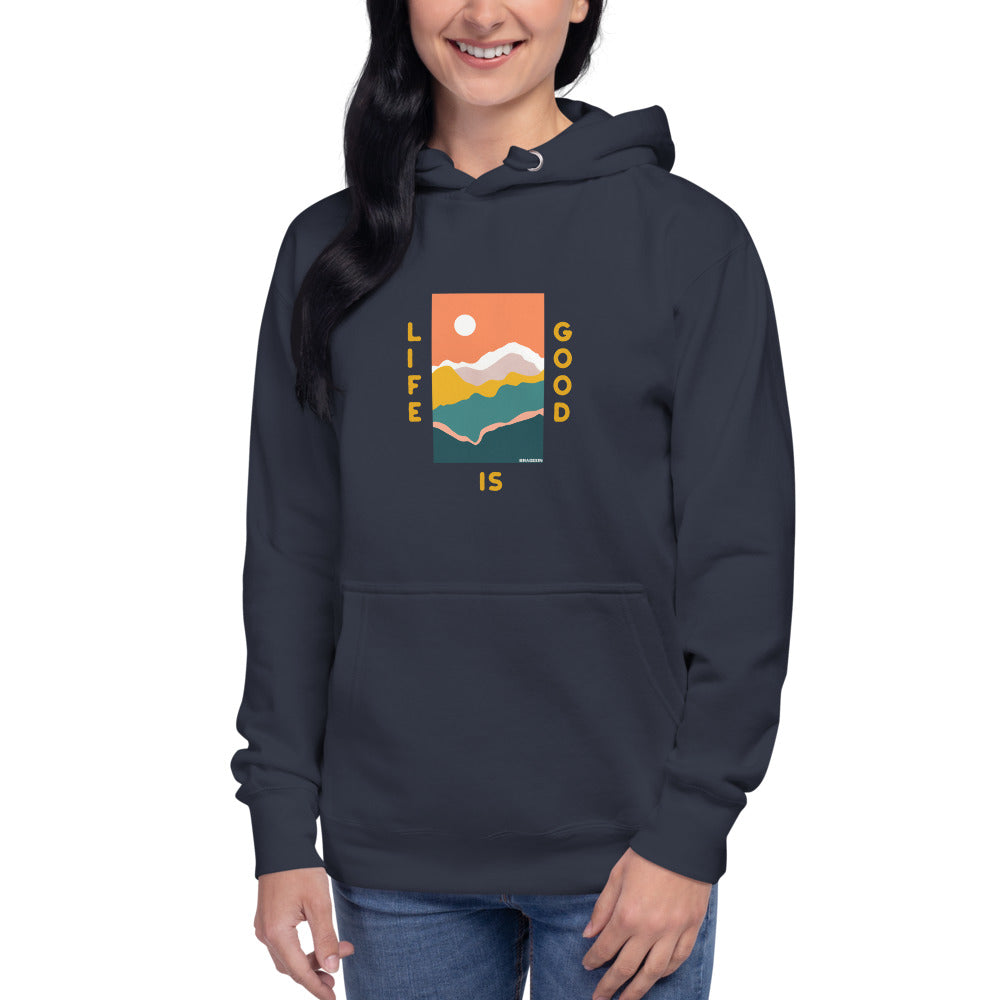 VINTAGE LIFE IS GOOD POPOVER HOODIE