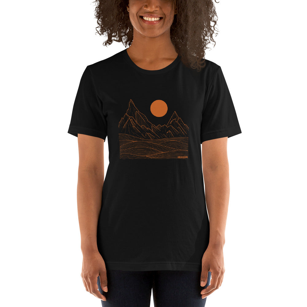 WOMENS GOLDEN MOUNTAINS GRAPHIC TEE