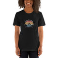 WOMENS THE MOUNTAINS ARE CALLING, POLYESTER AND COTTON TEE