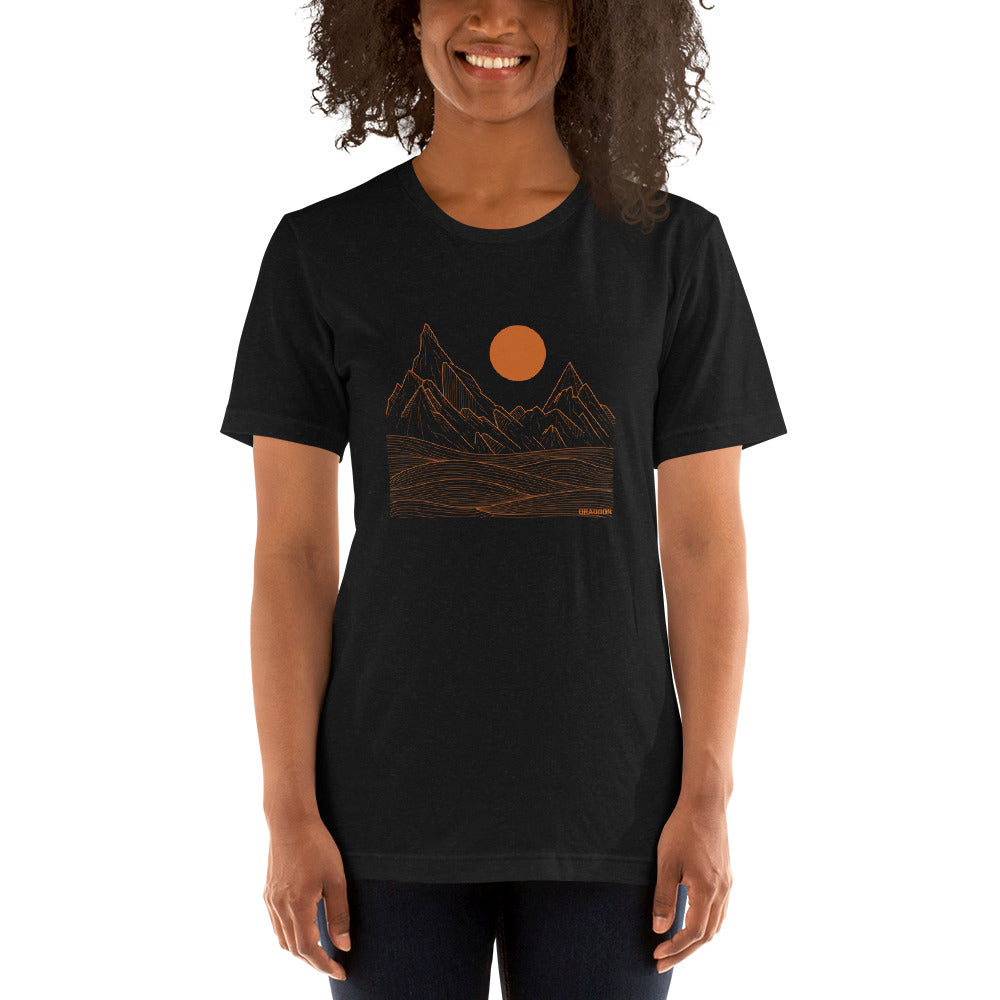WOMENS GOLDEN MOUNTAINS GRAPHIC TEE
