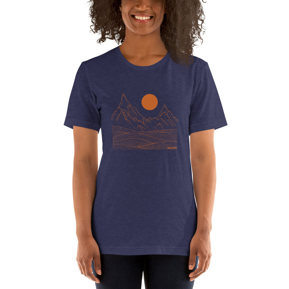 WOMENS GOLDEN MOUNTAINS GRAPHIC TEE
