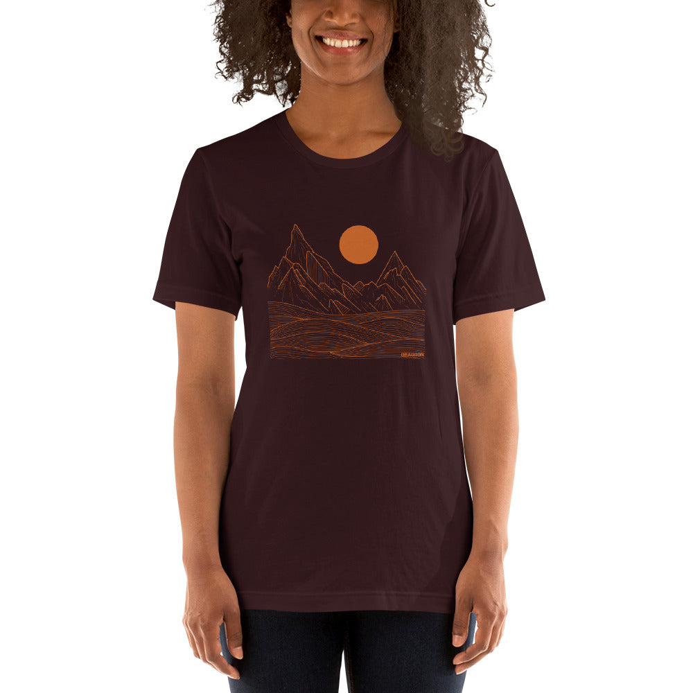 WOMENS GOLDEN MOUNTAINS GRAPHIC TEE