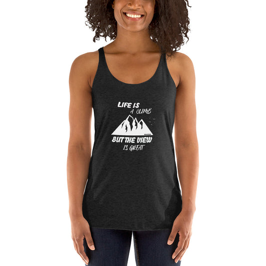LIFE IS A CLIMB BUT... WOMEN'S RACERBACK TANK