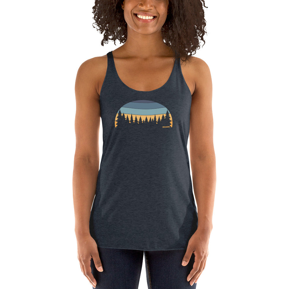 WOMEN'S THE VIEW, GRAPHIC RACERBACK TANK