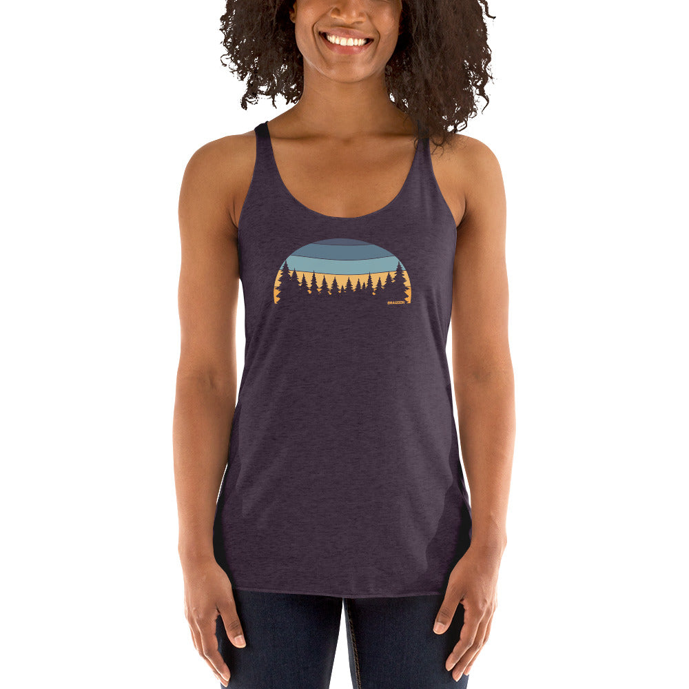 WOMEN'S THE VIEW, GRAPHIC RACERBACK TANK