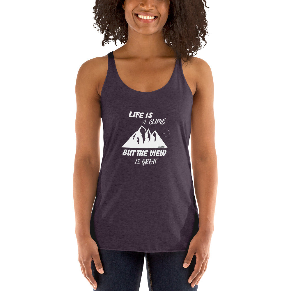 LIFE IS A CLIMB BUT... WOMEN'S RACERBACK TANK