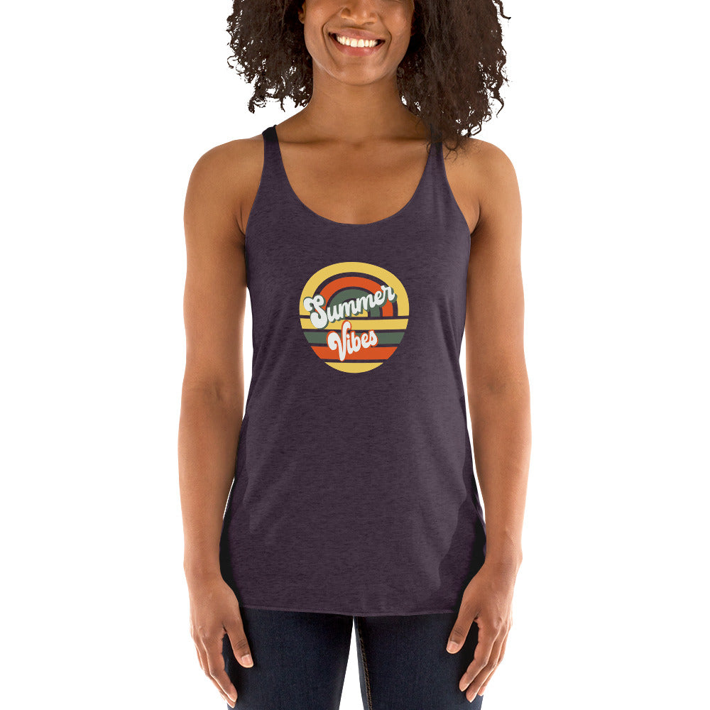 Summer Vibes Women's Racerback Tank