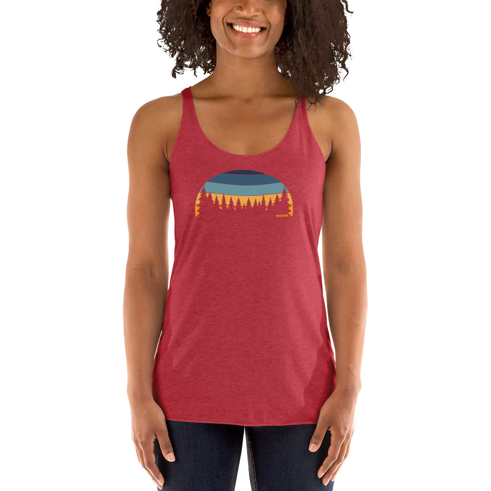 WOMEN'S THE VIEW, GRAPHIC RACERBACK TANK